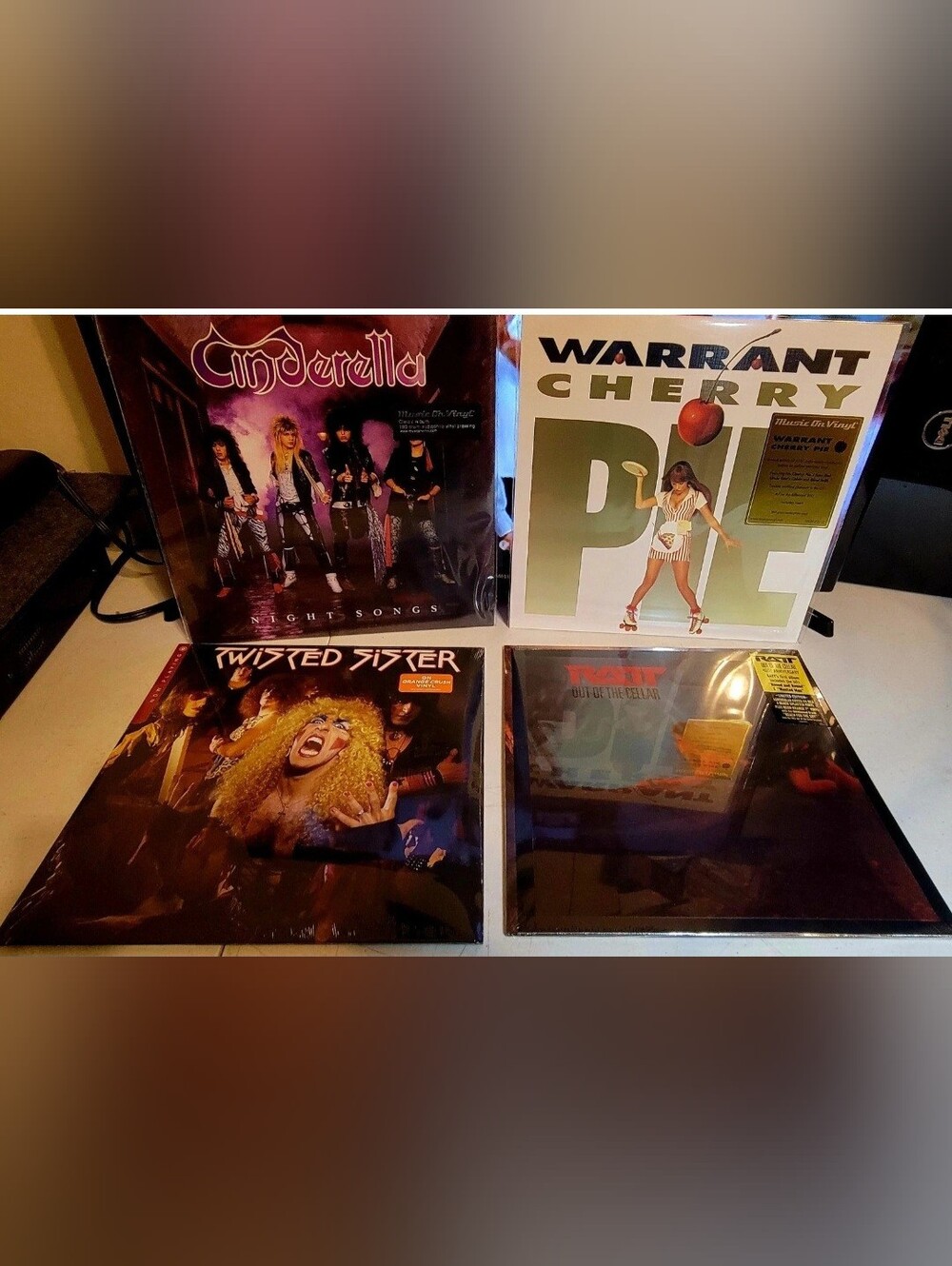 Vinyl Lp 1980S Album Rock Music Lot | Ratt |TwistedSister | Cinderella | Warrant